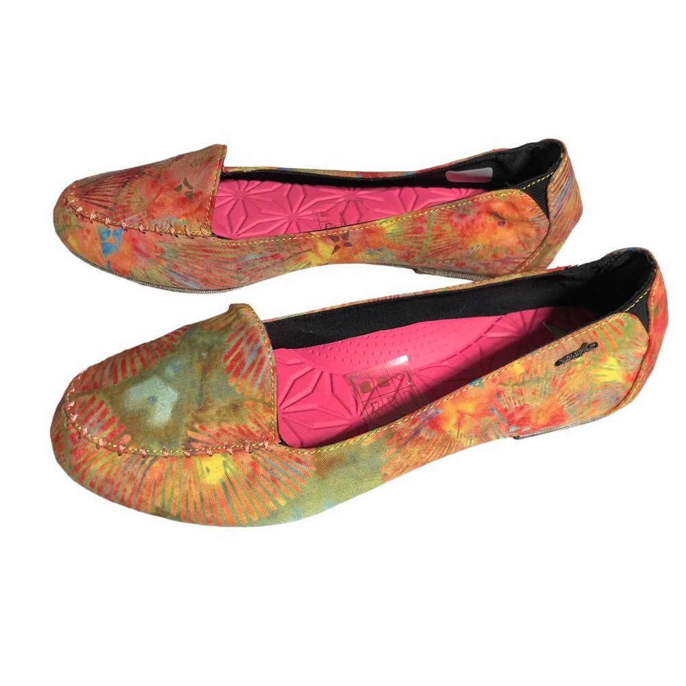 Cushe-Lamu Slip On Flats-Orange-Sz 9